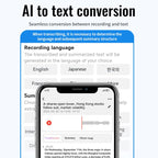 JNN M29A Portable Smart AI Magnetic Recorder Support APP Control, 8GB, 16GB, 32GB, 64GB, 128GB