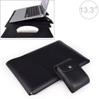 PU05 Sleeve Leather Case Carrying Bag with Small Storage Bag, for 13.3 inch Laptop, for 14.1 inch Laptop, for 15.4 inch Laptop