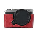 Litchi Texture PU Leather Camera Half Case Base, For Panasonic LUMIX S9