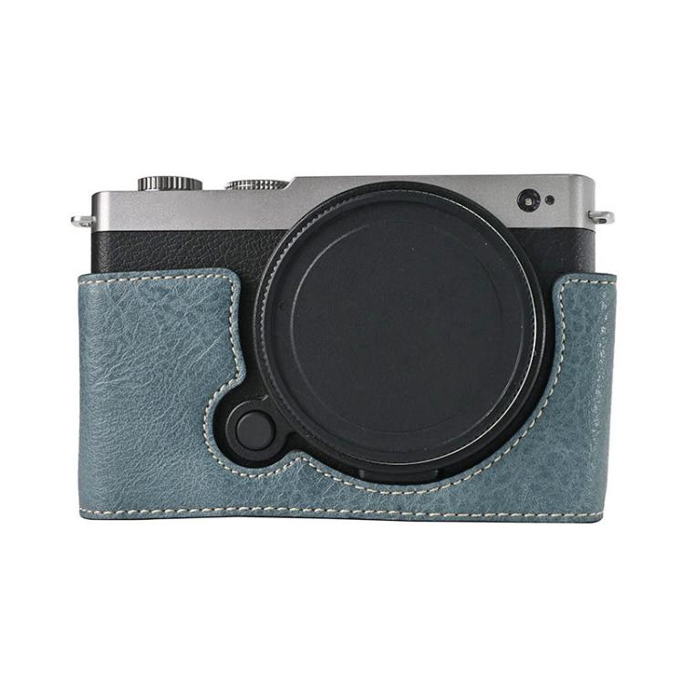 Litchi Texture PU Leather Camera Half Case Base, For Panasonic LUMIX S9