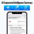 JNN A6 Portable Smart AI Magnetic Recorder Support APP Control, 8GB, 16GB, 32GB, 64GB, 128GB
