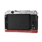 Litchi Texture PU Leather Camera Half Case Base, For FUJIFILM X-M5