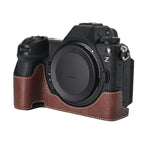 Litchi Texture PU Leather Camera Half Case Base, For Nikon Z6III