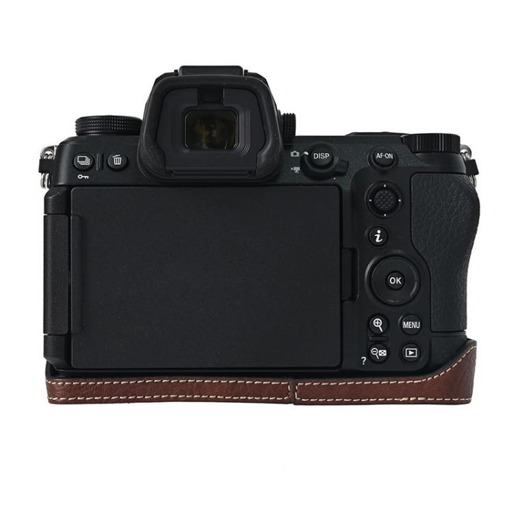 Litchi Texture PU Leather Camera Half Case Base, For Nikon Z6III