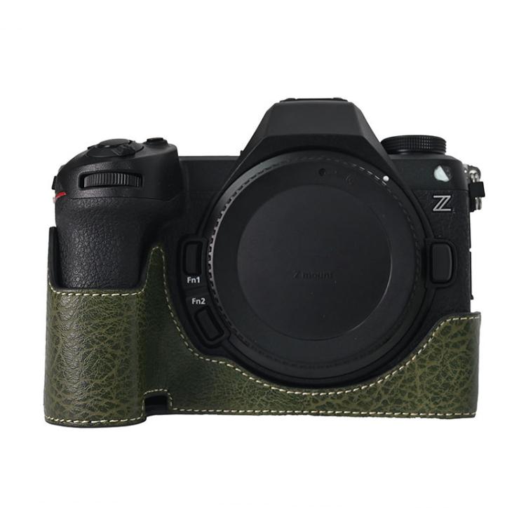 Litchi Texture PU Leather Camera Half Case Base, For Nikon Z6III