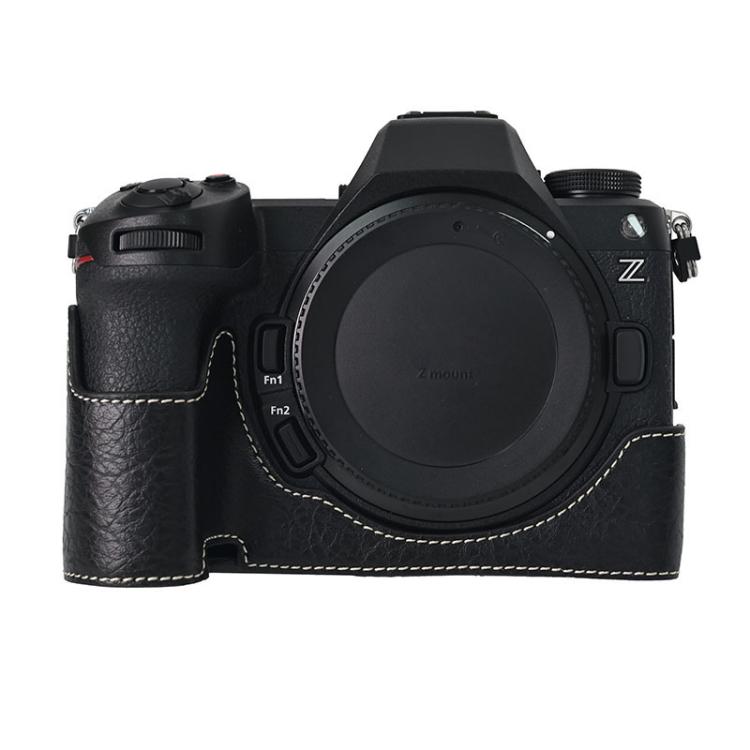 Litchi Texture PU Leather Camera Half Case Base, For Nikon Z6III