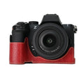 Litchi Texture PU Leather Camera Half Case Base, For Nikon Z50II