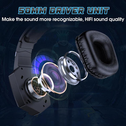 ONIKUMA GT806 Tri-mode Bluetooth 2.4G Wired E-sports Game Headset, GT806