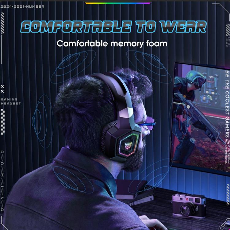 ONIKUMA GT806 Tri-mode Bluetooth 2.4G Wired E-sports Game Headset, GT806