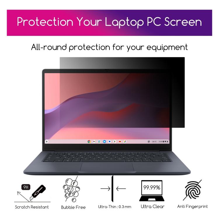2pcs 9H Anti-peeping Explosion-proof Tempered Glass Film, For ASUS Chromebook CX1405CKA 14