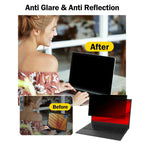 9H Anti-peeping Explosion-proof Tempered Glass Film, For Fujitsu FMV Lite WA1 15.6