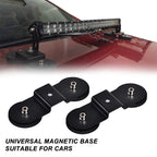 Universal Magnetic Base Powerful Mount Bracket Sucker Holder Roof / Hood LED Light Bar Offroad, LPF022-BK