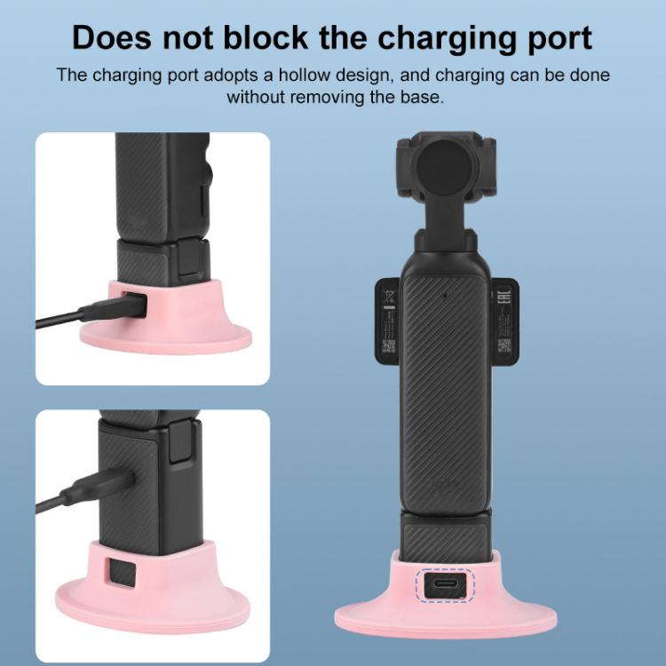 BRDRC Silicone Desktop Base Bracket, For DJI OSMO Pocket 3
