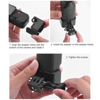 For DJI OSMO Pocket 3 BRDRC Protection Frame Adapter Base, Frame, Frame + Backpack Clip, Frame + Clip + Chest Strap, Frame + Chest Strap