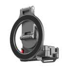 BRDRC Smartphone Teleprompter Stand Desktop Clamp Cold Shoe Extension Mount, For DJI Osmo Pocket 3 Dark Grey