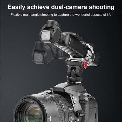 BRDRC Quick Assembly Multi-function Cold Shoe Extension Mount, For DJI Osmo Pocket 3