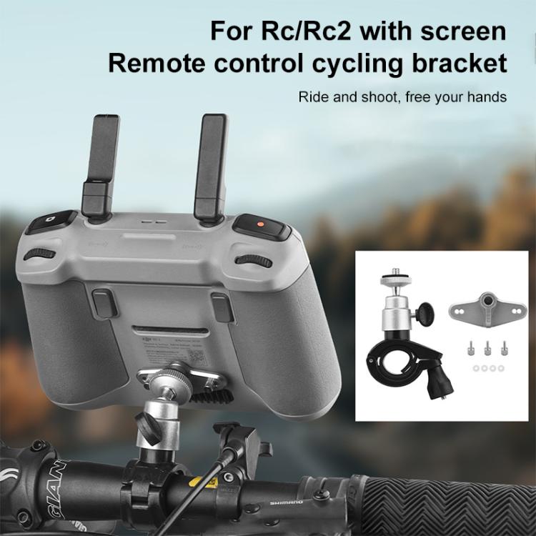 BRDRC Drone Remote Control Adapter Base Bicycle Holder, For DJI RC / RC 2