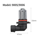 Pair 8.5W 12-60V Car Lens Fog Light Bulb, 9005, 9006, H7, H11