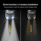 Pair 8.5W 12-60V Car Lens Fog Light Bulb, 9005, 9006, H7, H11