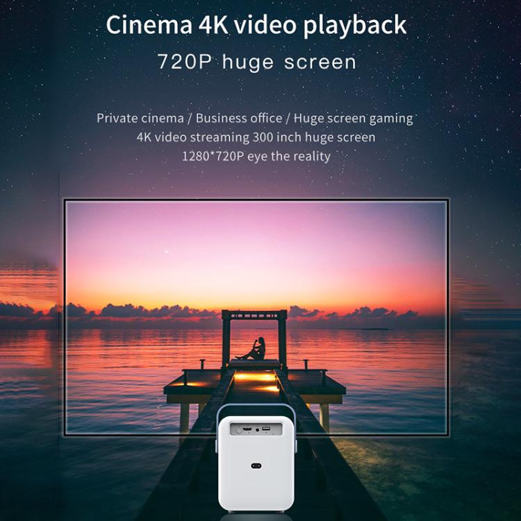 CYS2 Portable HD Android Projector Smart Home Theater, 1GB+8GB, Amlogic T950s, EU Plug, US Plug, AU Plug, UK Plug