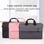 ST08 Handheld Briefcase Carrying Storage Bag with Shoulder Strap, for 13.3 inch Laptop, for 14.1 inch Laptop, for 15.4 inch Laptop, for 15.6 inch Laptop