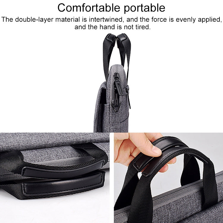 ST08 Handheld Briefcase Carrying Storage Bag with Shoulder Strap, for 13.3 inch Laptop, for 14.1 inch Laptop, for 15.4 inch Laptop, for 15.6 inch Laptop