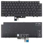 US Version Backlit Laptop Keyboard for Dell Latitude 7340 7440 7640, For Dell Latitude 7340
