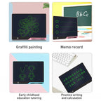 16 inch Rechargeable Children Drawing Board LCD Writing Tablet, Pink / Green Writing, Black / Green Writing, Pink / Color Writing, Black / Color Writing, Blue / Color Writing