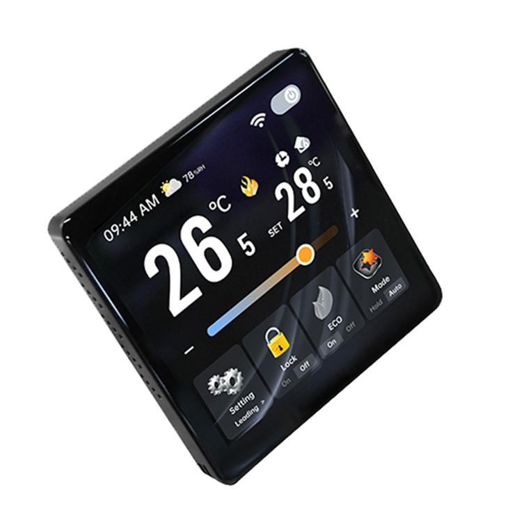 4 inch Screen Smart Room Thermostat, BAC-2005AL Two Channel, BAC-2005EL Four Channel, BAC-2005ALW Two Channel WiFi, BAC-2005ELW Four Channel WiFi