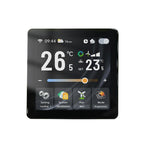4 inch Screen Smart Room Thermostat, BAC-2005AL Two Channel, BAC-2005EL Four Channel, BAC-2005ALW Two Channel WiFi, BAC-2005ELW Four Channel WiFi