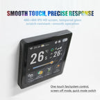 4 inch Screen Smart Room Thermostat, BAC-2005AL Two Channel, BAC-2005EL Four Channel, BAC-2005ALW Two Channel WiFi, BAC-2005ELW Four Channel WiFi