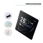 4 inch Screen Smart Room Thermostat, BAC-2005AL Two Channel, BAC-2005EL Four Channel, BAC-2005ALW Two Channel WiFi, BAC-2005ELW Four Channel WiFi