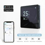 4 inch Screen Smart Room Thermostat, BAC-2005AL Two Channel, BAC-2005EL Four Channel, BAC-2005ALW Two Channel WiFi, BAC-2005ELW Four Channel WiFi