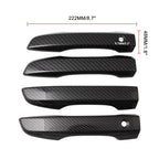 4 PCS Car Modified Carbon Door Handle Decoration for Honda Civic 2016-2020