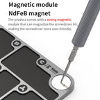 18 Kinds 7-Zone Alloy Magnetic Combination Screw Storage Pad, 18 Kinds 7-Zone Screw Pad