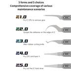 18 Kinds Ma-Suit 5 in 1 Hand Polished Blades Kit, 18 Kinds Ma-Suit