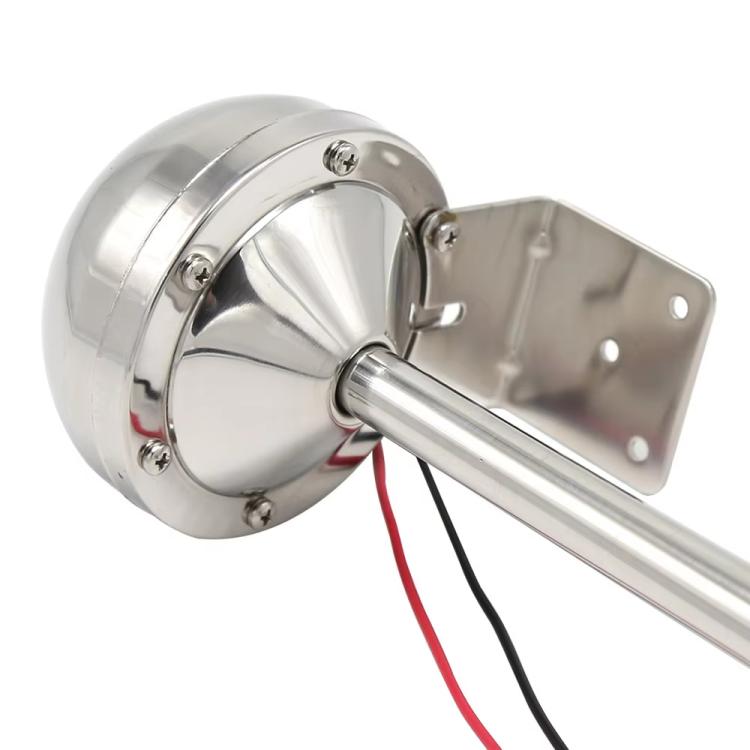 12V 125dB Car / Truck / Boat Stainless Steel Electric Horn with Mounting Bracket, TZ335