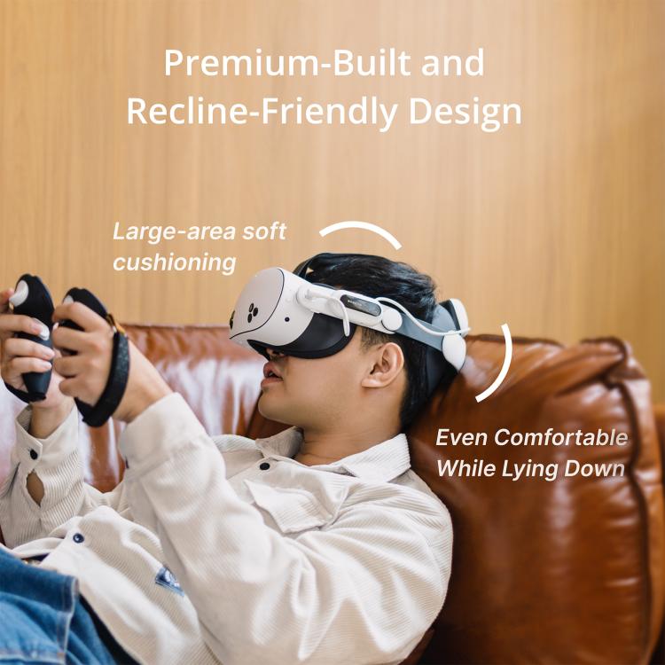 BOBOVR E3 Pro For Meta Quest 3S / 3 VR Head Strap with B100 Battery Cell, E3 Pro