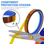 Mechanic 400 Degrees Celsius High-temperature Resistant PCB Battery Repair Tape, 5mm x 35m, 10mm x 35m, 15mm x 35m, 20mm x 35m, 30mm x 35m