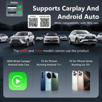 2 in 1 USB Wired to Wireless Car CarPlay / Android Auto Box Adapter