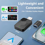 2 in 1 USB Wired to Wireless Car CarPlay / Android Auto Box Adapter