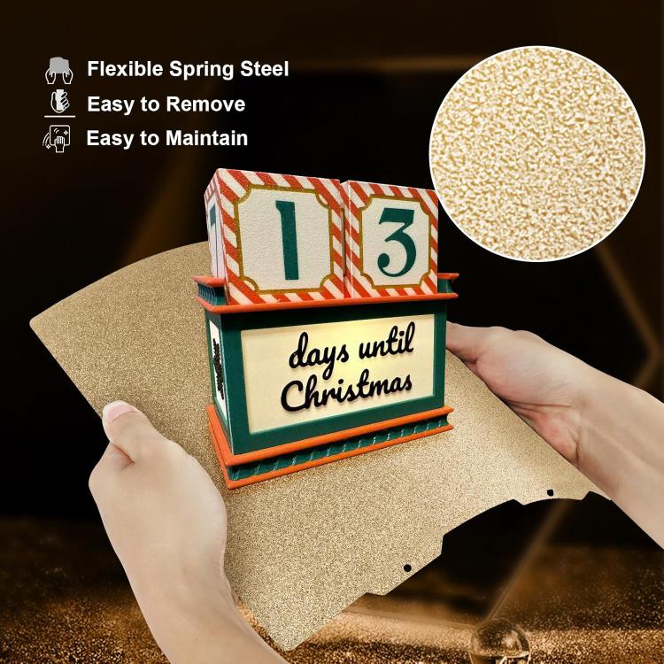 3D Printing Build Plate 184mm For Bambu Lab A1 mini Printer, Gold / Double-Textured PEI, Black / Double-Textured PEI, PEI Coating + PEO Film, PEI Coating + PET Film, PEI Coating + PEY Film, PEI Coating + PEI Film