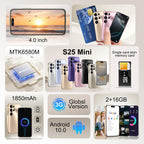 S25 Mini / ZKM10, 2GB+16GB, 4.0 inch Android 10 MTK6580M Quad Core, Network: 3G, Dual SIM
