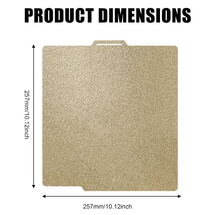 3D Printing Build Plate 257mm For Bambu Lab A1 Printer Platform, PEI Double-sided Coating, PEI Coating + PEY Film, PEI Coating + PET Film, PEI Coating + PEO Diamond Film, PEI Coating + PEO Chameleon, PEI Coating + PEI Film, PET Film + PEO Diamond Film ...
