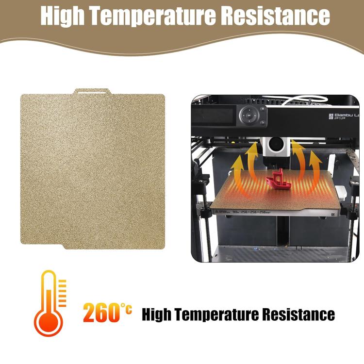 3D Printing Build Plate 257mm For Bambu Lab A1 Printer Platform, PEI Double-sided Coating, PEI Coating + PEY Film, PEI Coating + PET Film, PEI Coating + PEO Diamond Film, PEI Coating + PEO Chameleon, PEI Coating + PEI Film, PET Film + PEO Diamond Film ...