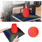 PEI Coating Smooth Starry PET Film Double-Sided 3D Printing Build Plate, 220x220mm, 257x257mm, 300x300mm, 310x310mm, 355x355mm, 377x370mm
