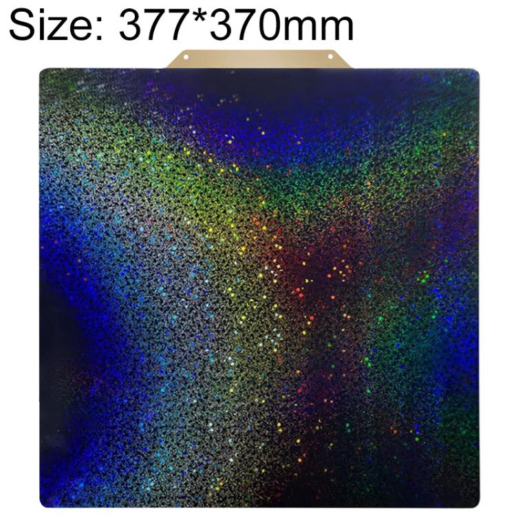 PEI Coating Smooth Starry PET Film Double-Sided 3D Printing Build Plate, 220x220mm, 257x257mm, 300x300mm, 310x310mm, 355x355mm, 377x370mm