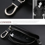 Universal Car Key Case Car Key Cowhide Leather Protective Cover