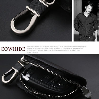 Universal Car Key Case Car Key Cowhide Leather Protective Cover