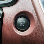 For Toyota Corolla Cross / Yaris Car One-key Start Engine Key Ignition Switch Decorative Ring Cover, Gasoline Version, Outer Ring, Hybrid Version